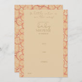 甘い柑橘類の至福：新しい始まり 招待状 (正面/裏面)