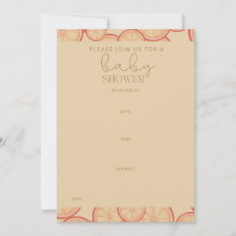 甘い柑橘類の至福：新しい始まり 招待状