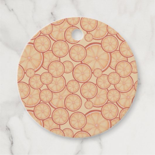 甘い柑橘類の至福：新しい始めのラベル フェイバータグ (正面)