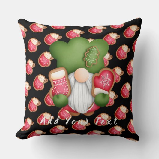 甘い格言カスタマイズ文字とカラー20"X20" クッション (正面)