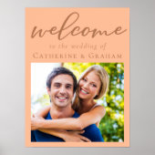 甘い桃のカップルの写真ようこそ私たちの's結婚へ ポスター (正面)