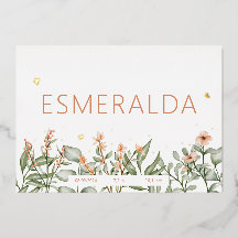 甘い桃のフローラフォイル誕生のお知らせ