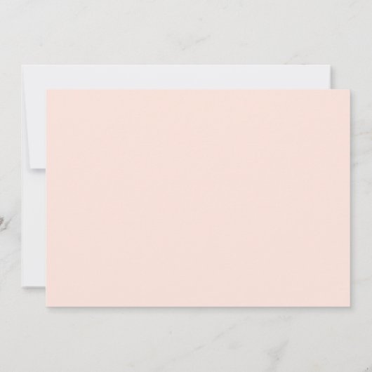 甘い桃の誕生日パーティーの写真サンキューカード 招待状 (裏面)