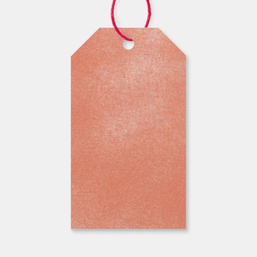 甘い桃の赤ちゃんシャワーありがとう ギフトタグ (裏面)