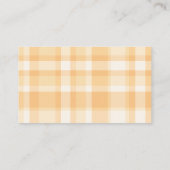 甘い桃の赤ちゃんシャワーのレジストリ エンクロージャーカード (裏面)