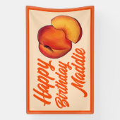 甘い桃の16の16誕生日 横断幕 (縦)