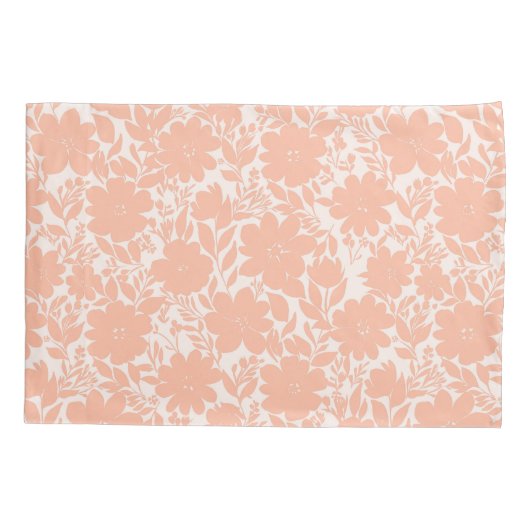 甘い桃花 枕カバー (裏面-左)