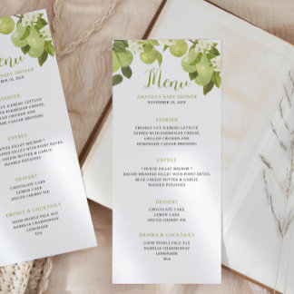 甘い梨のメニュー メニュー