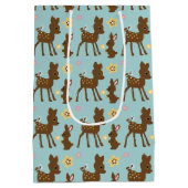 甘い森の動モノグラムの物 ミディアムペーパーバッグ (裏面)