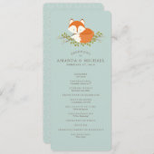 甘い森林キツネのイベントプログラム プログラム (正面/裏面)