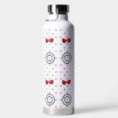 甘い様さくらんぼステプママレトロヴィンテージハート重量 ウォーターボトル (右面)