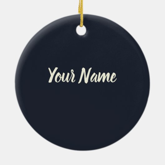 甘い歯のギフト荷物タグのためのマカロンのペストリー セラミックオーナメント (裏面)