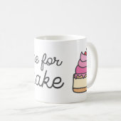 甘い歯：ケーキのための時間 コーヒーマグカップ (正面右)