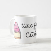 甘い歯：ケーキのための時間 コーヒーマグカップ (正面左)