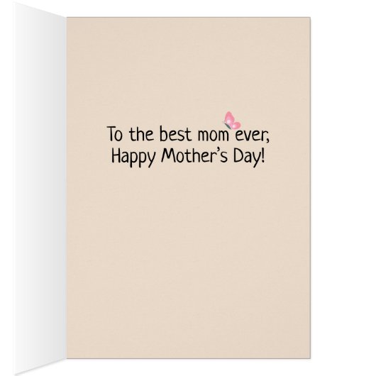 甘い母とベビーキツネ母の日 (内側 (右))