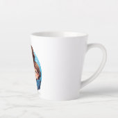 甘い母と女の子の母の日のマグカップ カフェラテマグ (右)