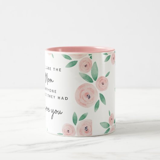 甘い母の日のギフトコーヒーマグ ツートーンマグカップ (中央)