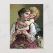 甘い気晴らしと編むこと ポストカード (正面)