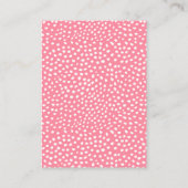 甘い水の色の子猫赤ちゃんシャワー本のリクエスト エンクロージャーカード (裏面)