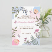 甘い水の色の性別が招待状を明かす 招待状 (スタンド正面)