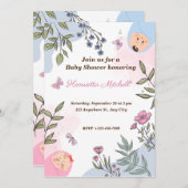 甘い水の色の性別が招待状を明かす 招待状 (正面/裏面)