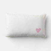 甘い水の色ハート愛カップルの名前Est。年 ランバークッション (裏面)