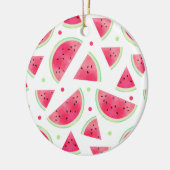 甘い水彩画のスイカパターン セラミックオーナメント (左)