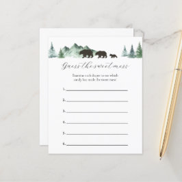 甘い混乱の赤ちゃんシャワーゲームを推測