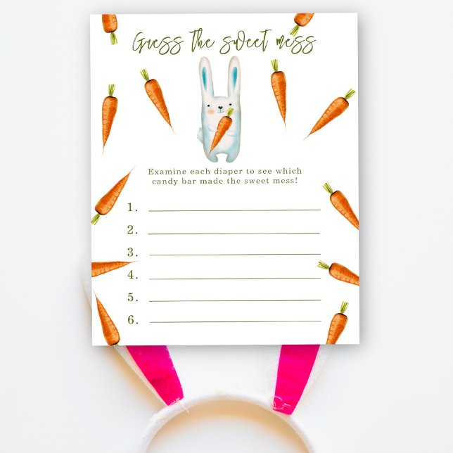 甘い混乱を推測 – バニー赤ちゃんシャワーのゲーム (クリエイターアップロード済み)