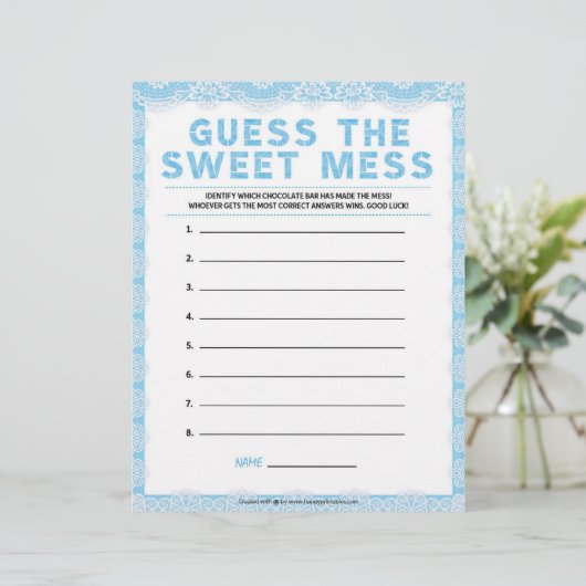 甘い混乱を推測[ラグジュアリーレース[青] レターヘッド (スタンド正面)