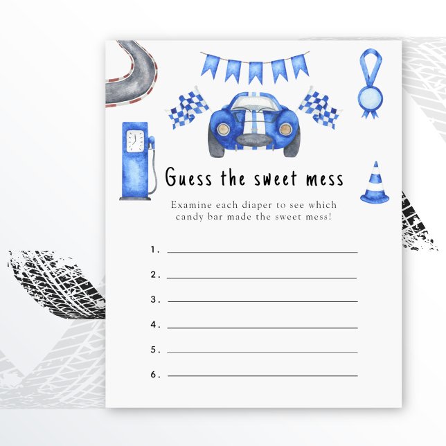 甘い混乱を推測 – レーシングベビーシャワーゲーム (クリエイターアップロード済み)