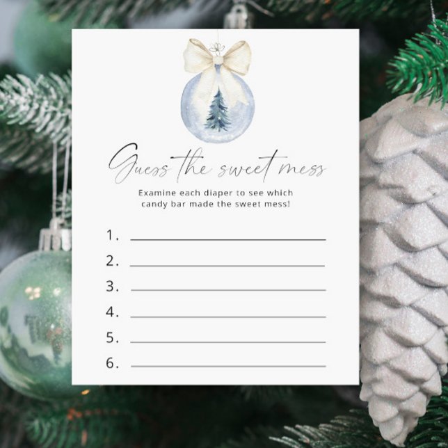 甘い混乱を推測 – 冬の赤ちゃんシャワーゲーム (クリエイターアップロード済み)