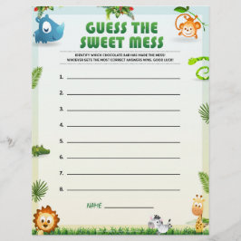 甘い混乱を推測[動物のテーマ] レターヘッド