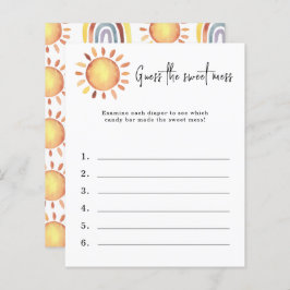 甘い混乱を推測 – 赤ちゃんシャワーゲーム