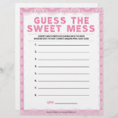 甘い混乱を推測[高級レース[ピンク] レターヘッド (正面/裏面)