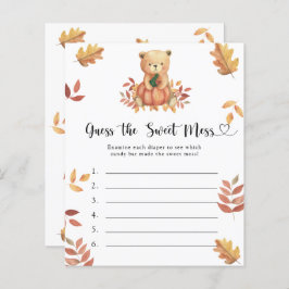 甘い混乱ゲームを推測 – パンプキンベア