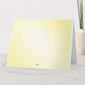 甘い漫画のクマ誕生日カード カード (裏面)