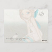 甘い牧草地 – フェアリーのジャカロープハガキ ポストカード (裏面)