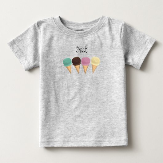 甘い物 ベビーTシャツ (正面)