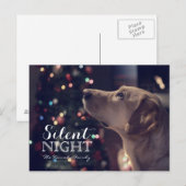 甘い犬の木を見て ポストカード (正面/裏面)