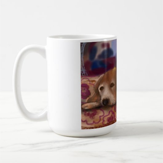 甘い犬をディッキー コーヒーマグカップ (左)