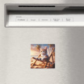 甘い猫のマグネットギフト、猫好きギフト マグネット (インサイチュ (食洗機))