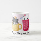 甘い猫を使ったマグカップ コーヒーマグカップ (中央)