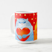 甘い猫好き、マグカップ コーヒーマグカップ (正面左)
