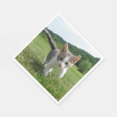 甘い猫 スタンダードランチョンナプキン (角)