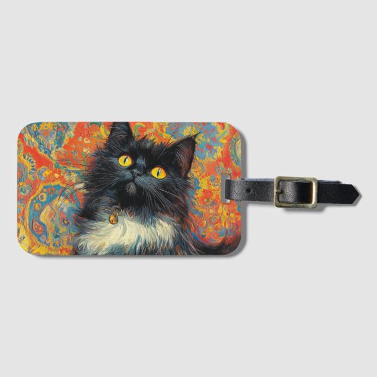 甘い猫 ラゲッジタグ (正面横)