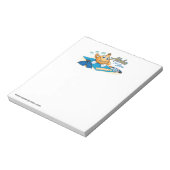 甘い玉ねぎからアロハ ノートパッド (回転)