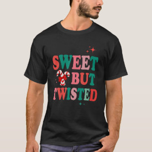 甘い甘いがツイスト陽気なおもしろいクリスマス Tシャツ