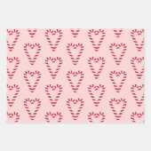 甘い甘い甘いハート ラッピングペーパーシート (正面3)