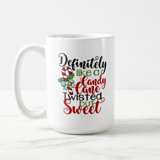 甘い甘い甘い杖のように コーヒーマグカップ (左)